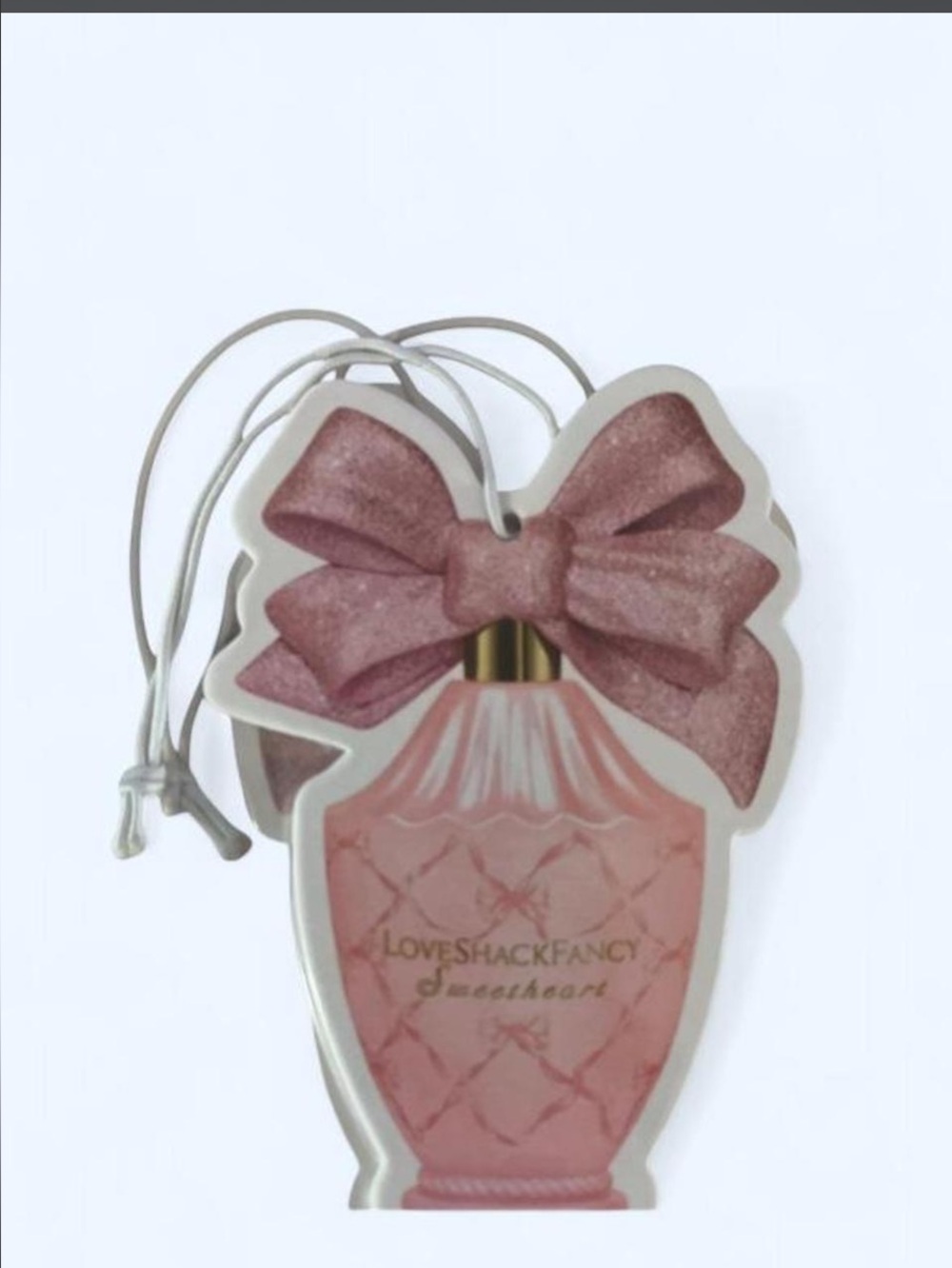 LoveShackFancy Pink & Gold Perfume Bottle Air Freshener